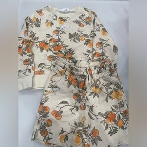 KITH Kids Orange Sweat Set